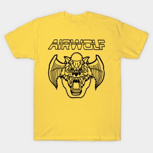 Airwolf Black T-Shirt